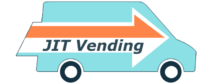 JIT logo delivery van with orange and white arrow